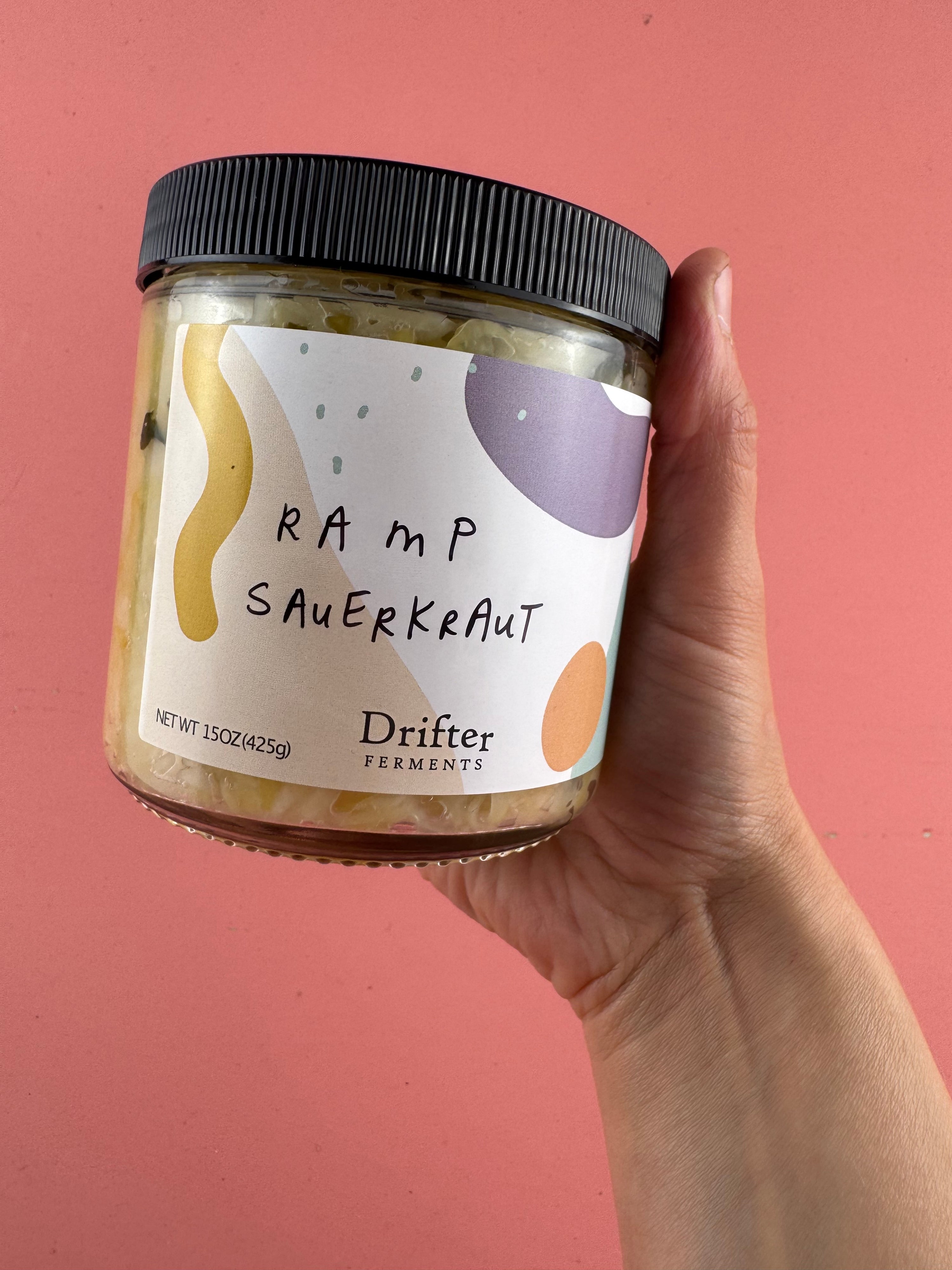 Ramp Sauerkraut